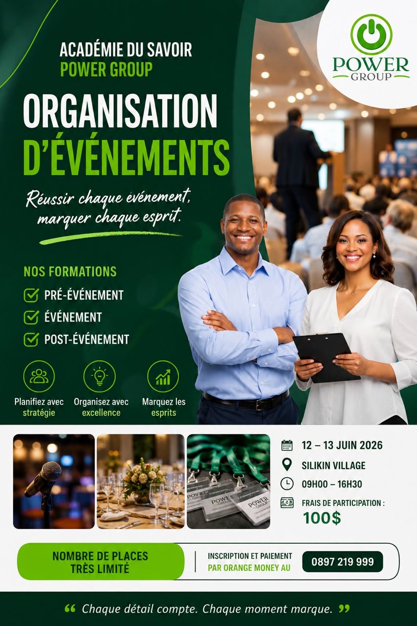 Affiche — EVENT PLANNER : un métier créatif et passionnant pour créer des événements mémorables